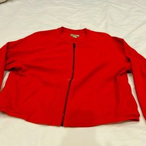 Tommy Bahama women’s XL full zip sweatshirt. Orange